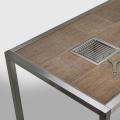 Magic Table mit Fliesen mit Holz-Dekor