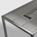 Girse-Design Edelstahl-Multifunktionstisch Magic Table mit Edelstahl-Paneelen